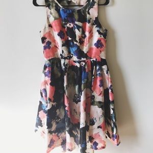 Cute Multi-colored Floral Dress